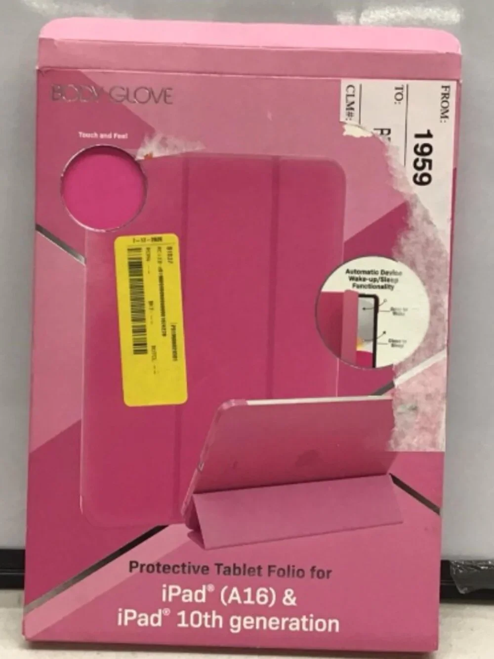 Body Glove Tablet Folio Case for iPad (A16) / iPad (10th gen) - Bright Pink